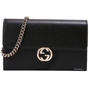 Gucci Interlocking G Clutch Crossbody Shoulder Bag - Used 1 Time